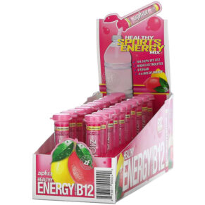Zipfizz Healthy Sports Energy Mix + Vitamin B12 Pink Lemonade 20 Tubes 0.39 oz (11 g) 893811000242